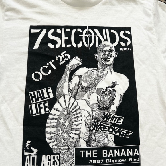 7 Seconds Vintage Flyer T-Shirt. - Picture 2 of 2